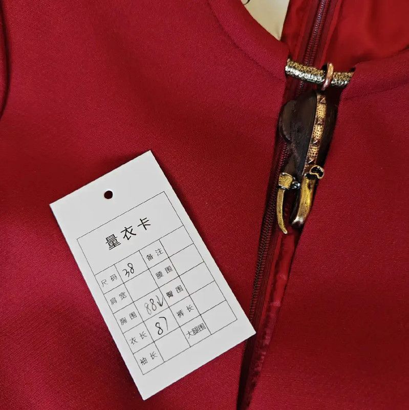 Valentino Valentino Red Wool Dress for Women 0089 Size S / US 4 / IT 40 - 5 Thumbnail