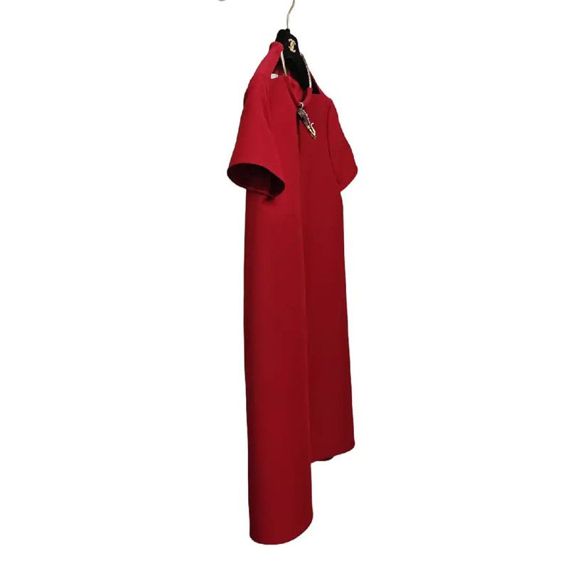 Valentino Valentino Red Wool Dress for Women 0089 Size S / US 4 / IT 40 - 3 Thumbnail
