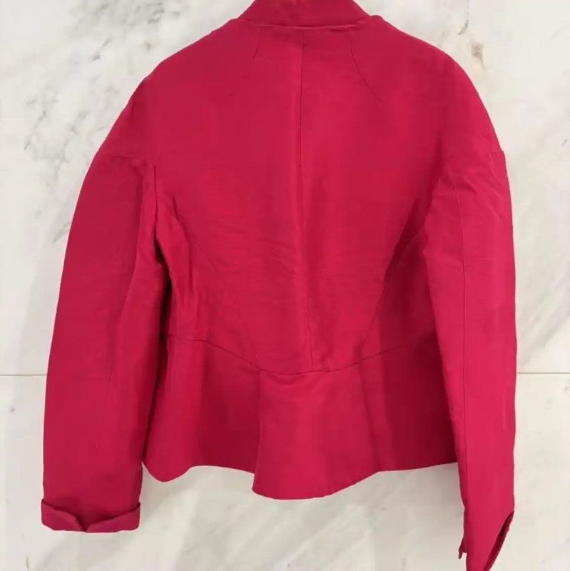 Valentino Valentino Silk Short Sleeve Cardigan for Women 0089 Size L / US 10 / IT 46 - 2 Thumbnail