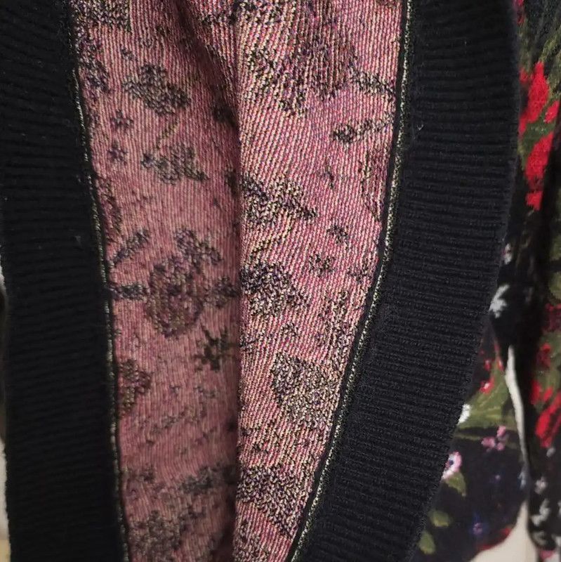 Valentino Valentino Colorful Floral Long Sleeve Dress Size S 0089 Size S / US 4 / IT 40 - 4 Thumbnail