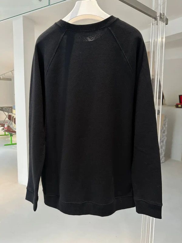 Valentino Valentino Black Cotton Women's Sweatshirt 0089 Size M / US 6-8 / IT 42-44 - 3 Thumbnail
