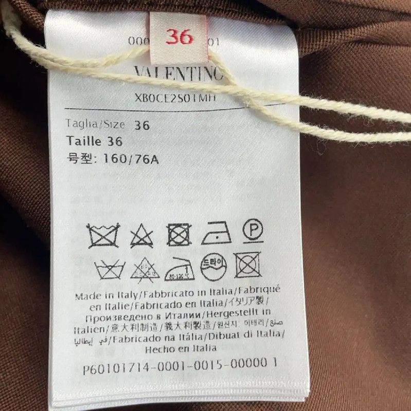 Valentino Valentino Deep Brown Women's Coat 0089 Size S / US 4 / IT 40 - 4 Thumbnail