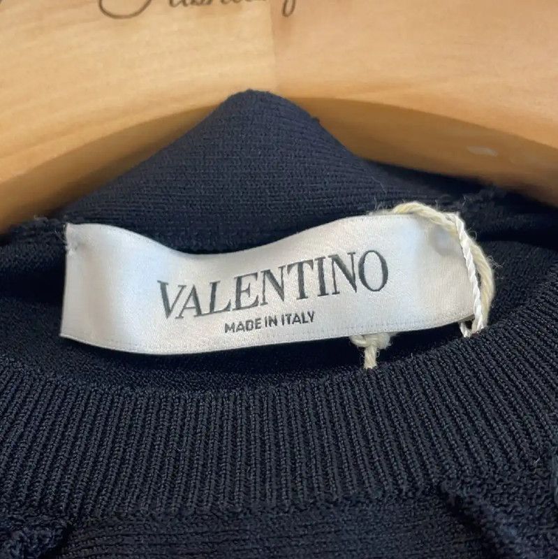 Valentino Valentino Black Long Sleeve Women's Dress 0089 Size M / US 6-8 / IT 42-44 - 5 Thumbnail