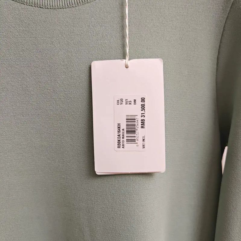 Valentino Valentino Long Sleeve Color Block Dress 0089 Size XS / US 0-2 / IT 36-38 - 5 Thumbnail