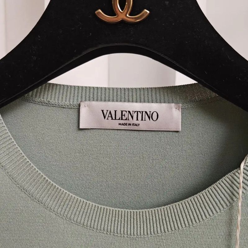 Valentino Valentino Long Sleeve Color Block Dress 0089 Size XS / US 0-2 / IT 36-38 - 9 Thumbnail