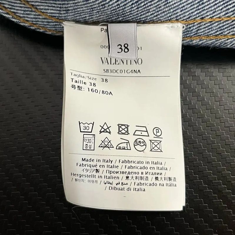 Valentino Valentino Blue Denim Women's Jacket with Logo 0089 Size M / US 6-8 / IT 42-44 - 5 Thumbnail