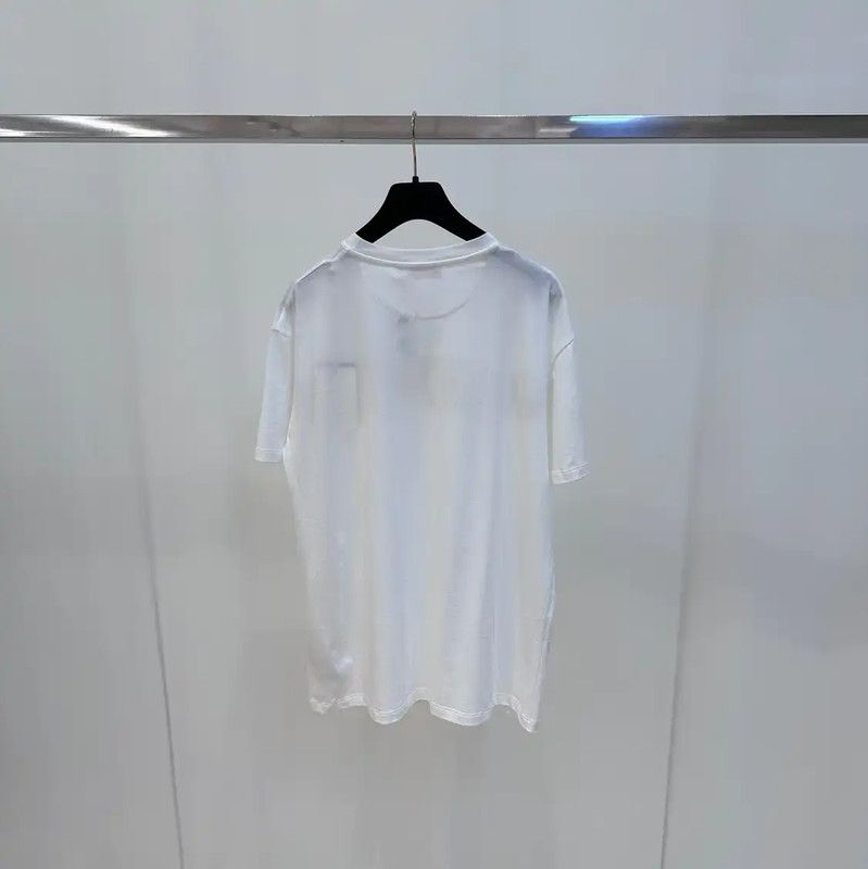 Valentino Valentino White Cotton T-Shirt for Women 0089 Size M / US 6-8 / IT 42-44 - 2 Thumbnail