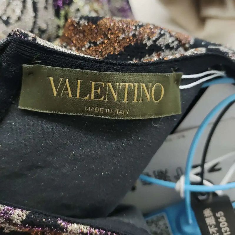 Valentino Valentino Color Block Long Sleeve Top 0089 Size L / US 10 / IT 46 - 3 Thumbnail