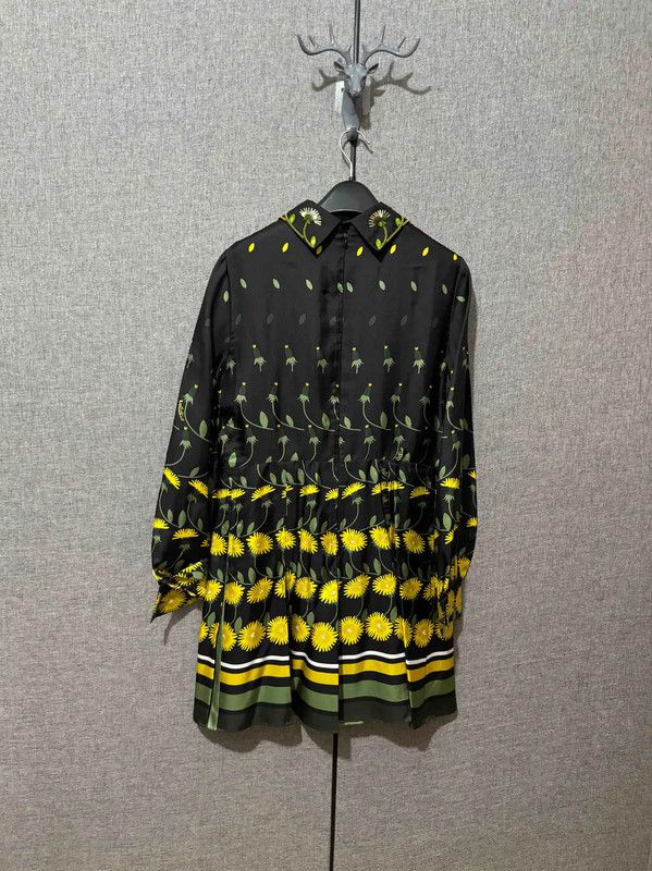 Valentino Valentino Embroidered Silk Floral Dress 0089 Size M / US 6-8 / IT 42-44 - 2 Thumbnail