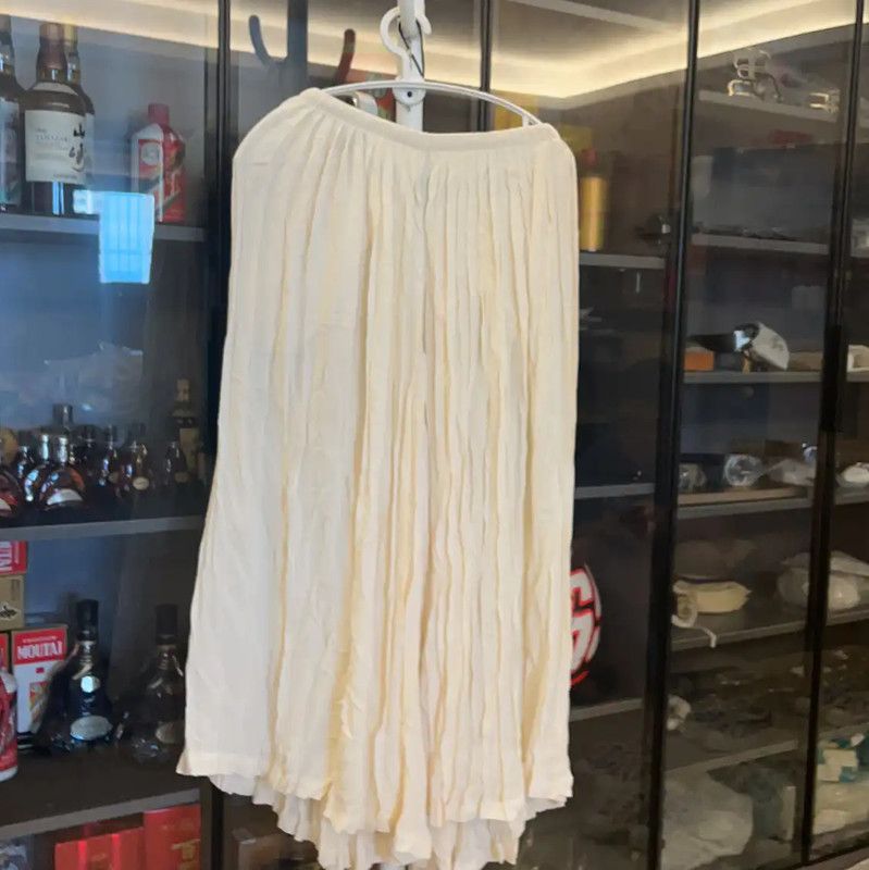 Valentino Valentino Cream Silk Casual Pants 0089 Size 22" - 2 Thumbnail