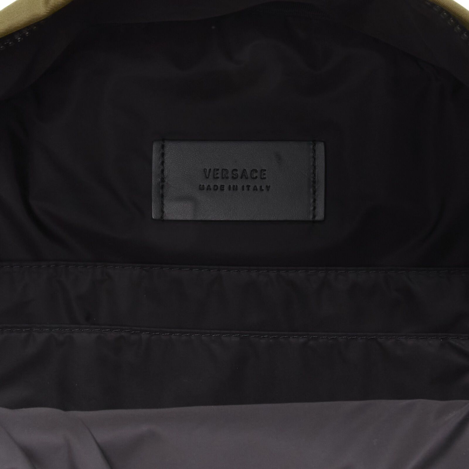 Versace VERSACE Reflective Logo green nylon orange Greca strap backpack Size ONE SIZE - 10 Thumbnail
