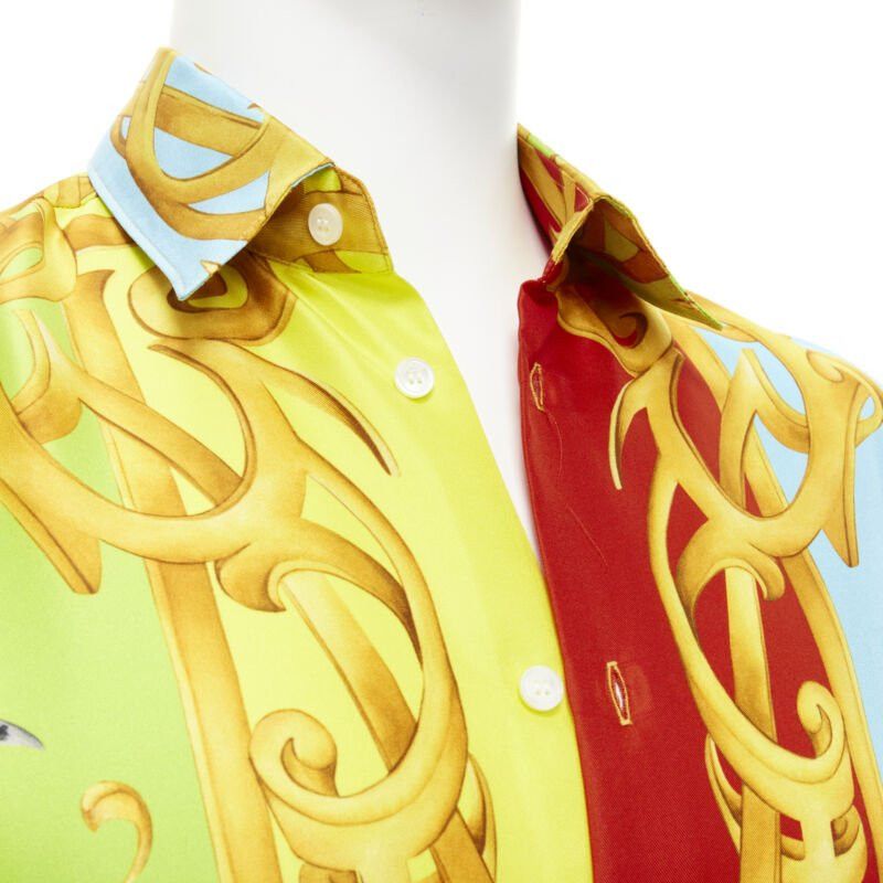 Versace new VERSACE 2020 Barocco Acanthus Pop Print Limited silk shirt EU38 XS Size US XS / EU 42 / 0 - 8 Thumbnail