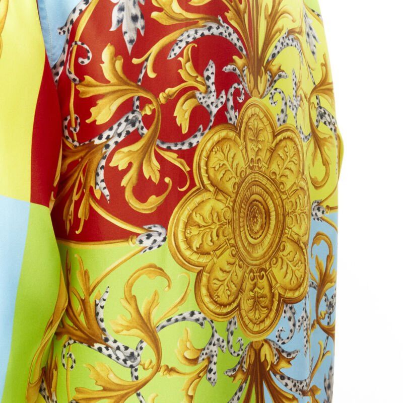 Versace new VERSACE 2020 Barocco Acanthus Pop Print Limited silk shirt EU38 XS Size US XS / EU 42 / 0 - 10 Thumbnail