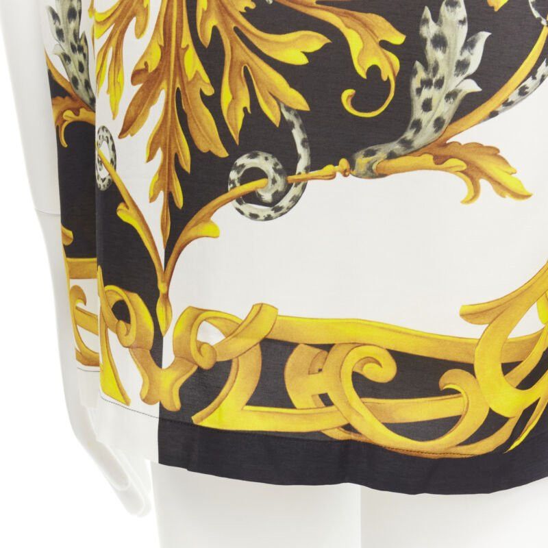 Versace new VERSACE Rose Floral Barocco Acanthus print short sleeve shirt EU39 M Size US M / EU 48-50 / 2 - 8 Thumbnail