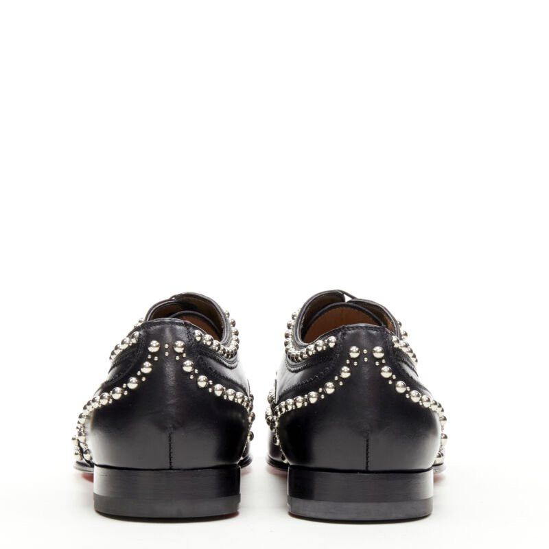 Christian Louboutin new CHRISTIAN LOUBOUTIN Charlie Clou black silver studded oxford brogue EU44 Size US 11 / EU 44 - 5 Thumbnail