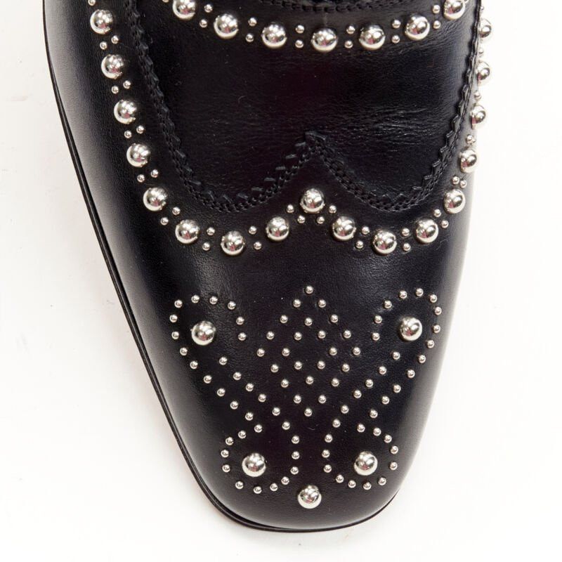Christian Louboutin new CHRISTIAN LOUBOUTIN Charlie Clou black silver studded oxford brogue EU44 Size US 11 / EU 44 - 6 Thumbnail