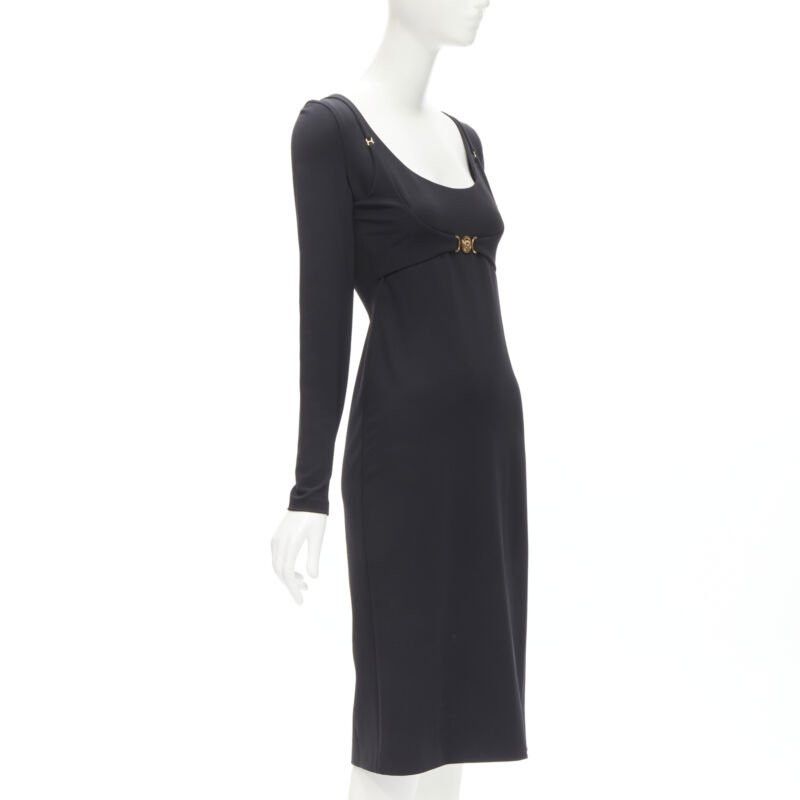 Versace new VERSACE 2021 Tresor De La Mer gold Medusa bustier harness dress IT38 XS Size XS / US 0-2 / IT 36-38 - 3 Thumbnail