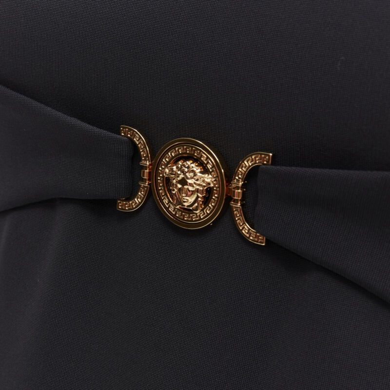 Versace new VERSACE 2021 Tresor De La Mer gold Medusa bustier harness dress IT38 XS Size XS / US 0-2 / IT 36-38 - 7 Thumbnail