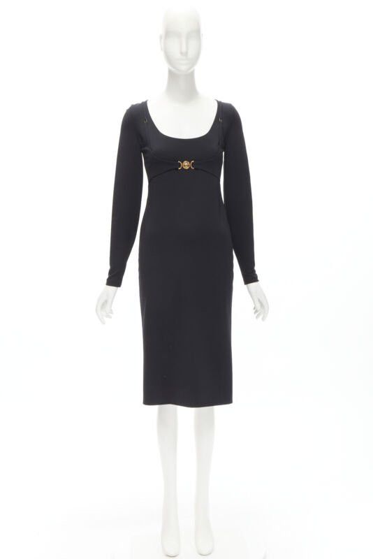 Versace new VERSACE 2021 Tresor De La Mer gold Medusa bustier harness dress IT38 XS Size XS / US 0-2 / IT 36-38 - 10 Thumbnail
