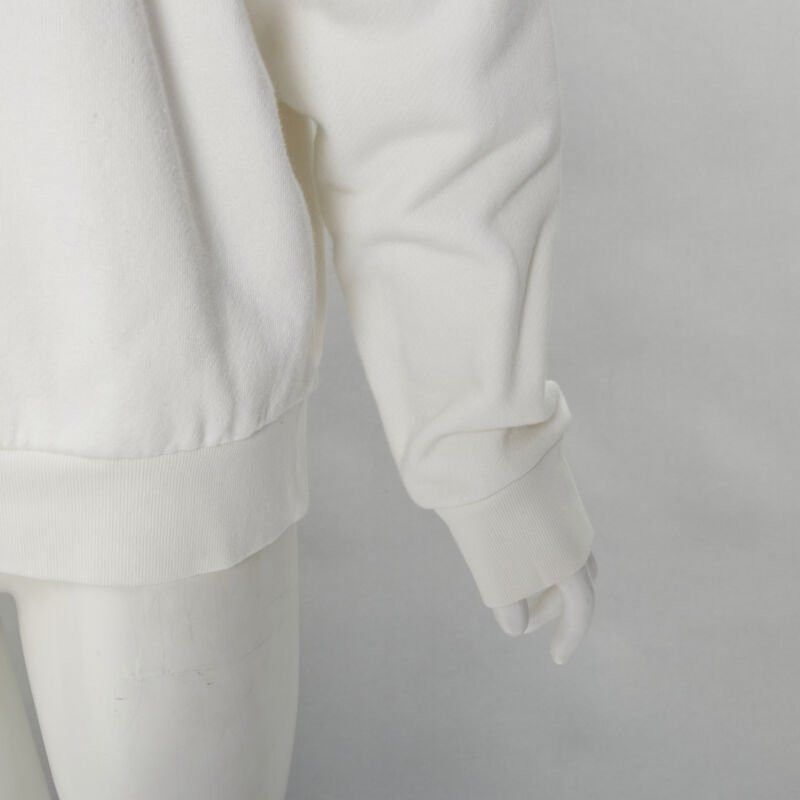 Gucci GUCCI THE NORTH FACE logo print white cotton oversized sweatshirt pullover XS Size XS / US 0-2 / IT 36-38 - 7 Thumbnail