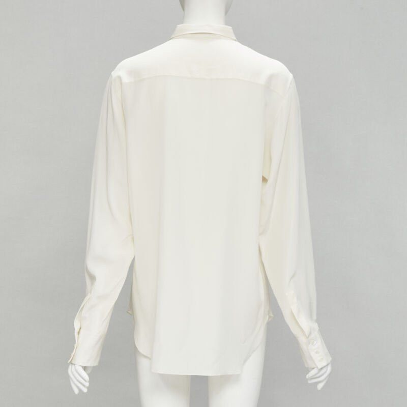 Dior CHRISTIAN DIOR 100% silk sheer floral embroidery long sleeve shirt FR44 XL Size XL / US 12-14 / IT 48-50 - 5 Thumbnail