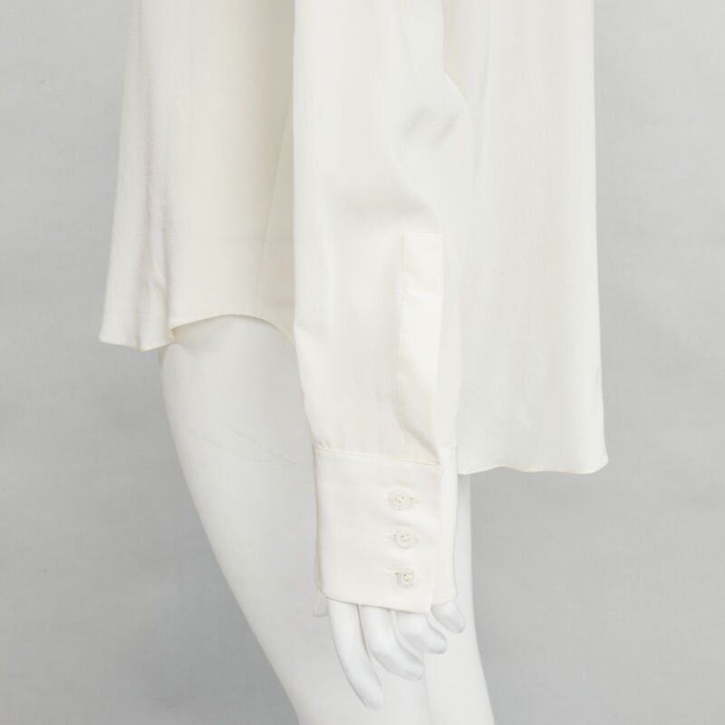 Dior CHRISTIAN DIOR 100% silk sheer floral embroidery long sleeve shirt FR44 XL Size XL / US 12-14 / IT 48-50 - 7 Thumbnail