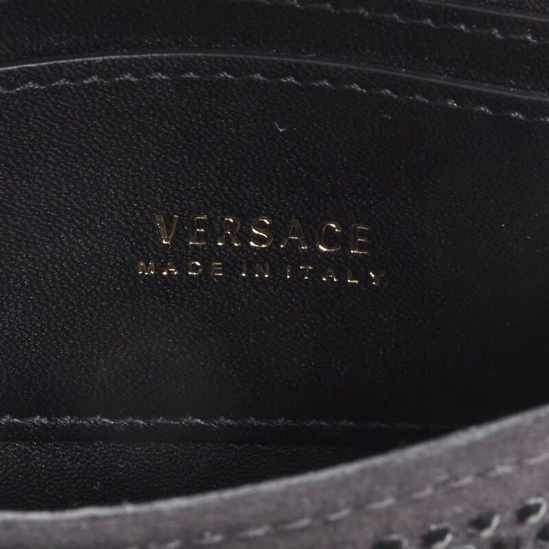 Versace VERSACE Virtus Barocco black crystal embellished flap crossbody clutch bag Size ONE SIZE - 11 Thumbnail