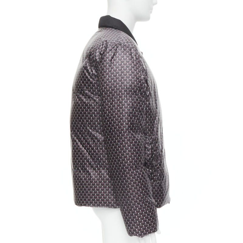 Fendi new FENDI Reversible black Monster Bug Eye nylon goose down puffer jacket EU48 M Size US M / EU 48-50 / 2 - 4 Thumbnail