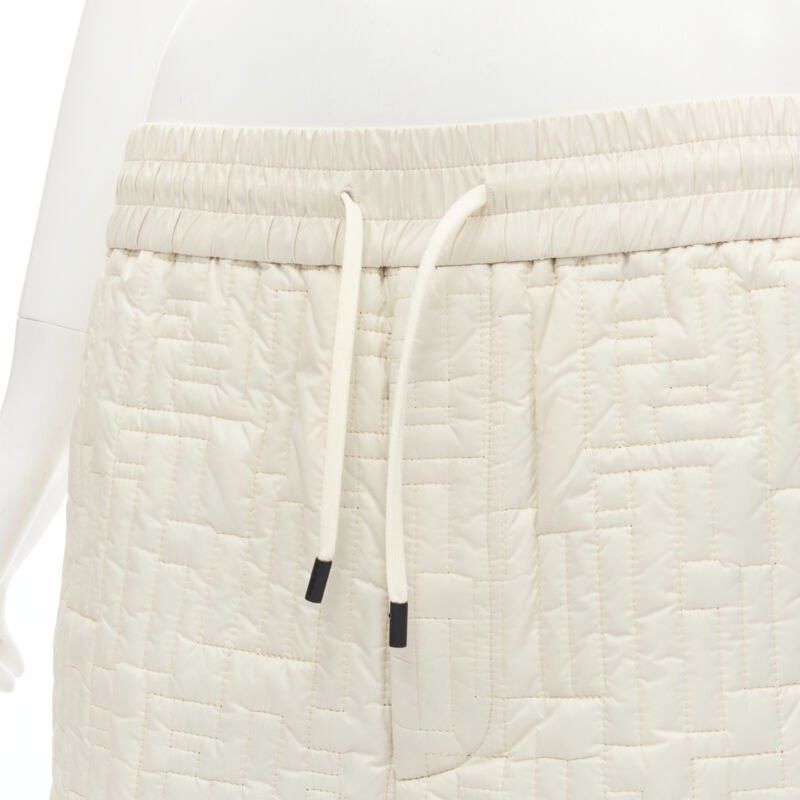 Fendi new FENDI KIM JONES 2021 Runway FF Zucca monogram stitching nylon shorts IT48 M Size US 30 / EU 46 - 7 Thumbnail