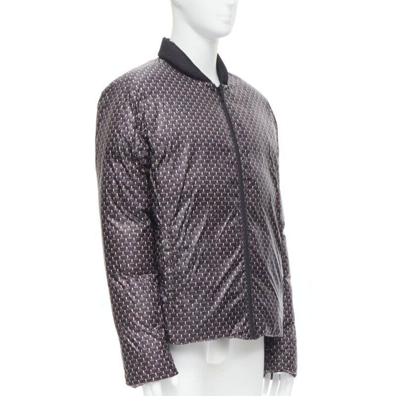 Fendi new FENDI Reversible black Monster Bug Eye nylon goose down puffer jacket EU46 S Size US S / EU 44-46 / 1 - 4 Thumbnail