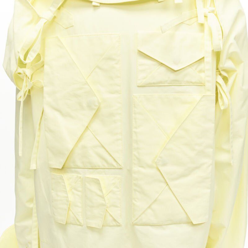 Louis Vuitton rare LOUIS VUITTON 2020 Runway yellow detachable tie sleeves parka jacket FR46 S Size US S / EU 44-46 / 1 - 11 Thumbnail