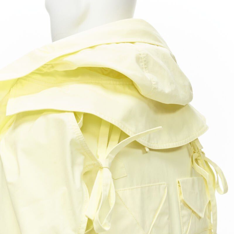 Louis Vuitton rare LOUIS VUITTON 2020 Runway yellow detachable tie sleeves parka jacket FR46 S Size US S / EU 44-46 / 1 - 10 Thumbnail