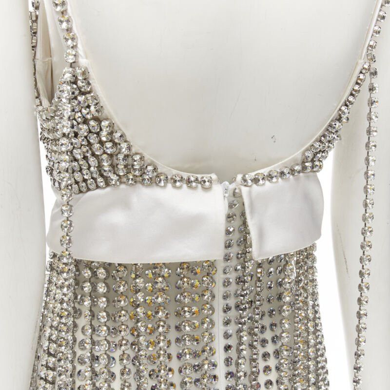 Burberry new BURBERRY RICCARDO TISCI Runway rhinestone crystal flapper dress UK6 S Size M / US 6-8 / IT 42-44 - 9 Thumbnail