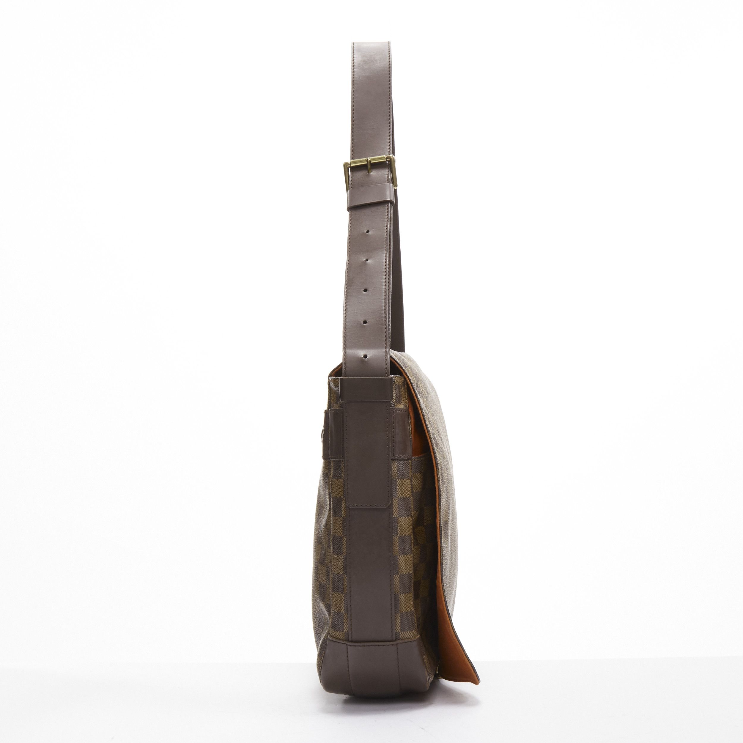 Louis Vuitton LOUIS VUITTON Bastille Ebene brown Damier LV logo canvas messenger crossbody bag Size ONE SIZE - 4 Thumbnail