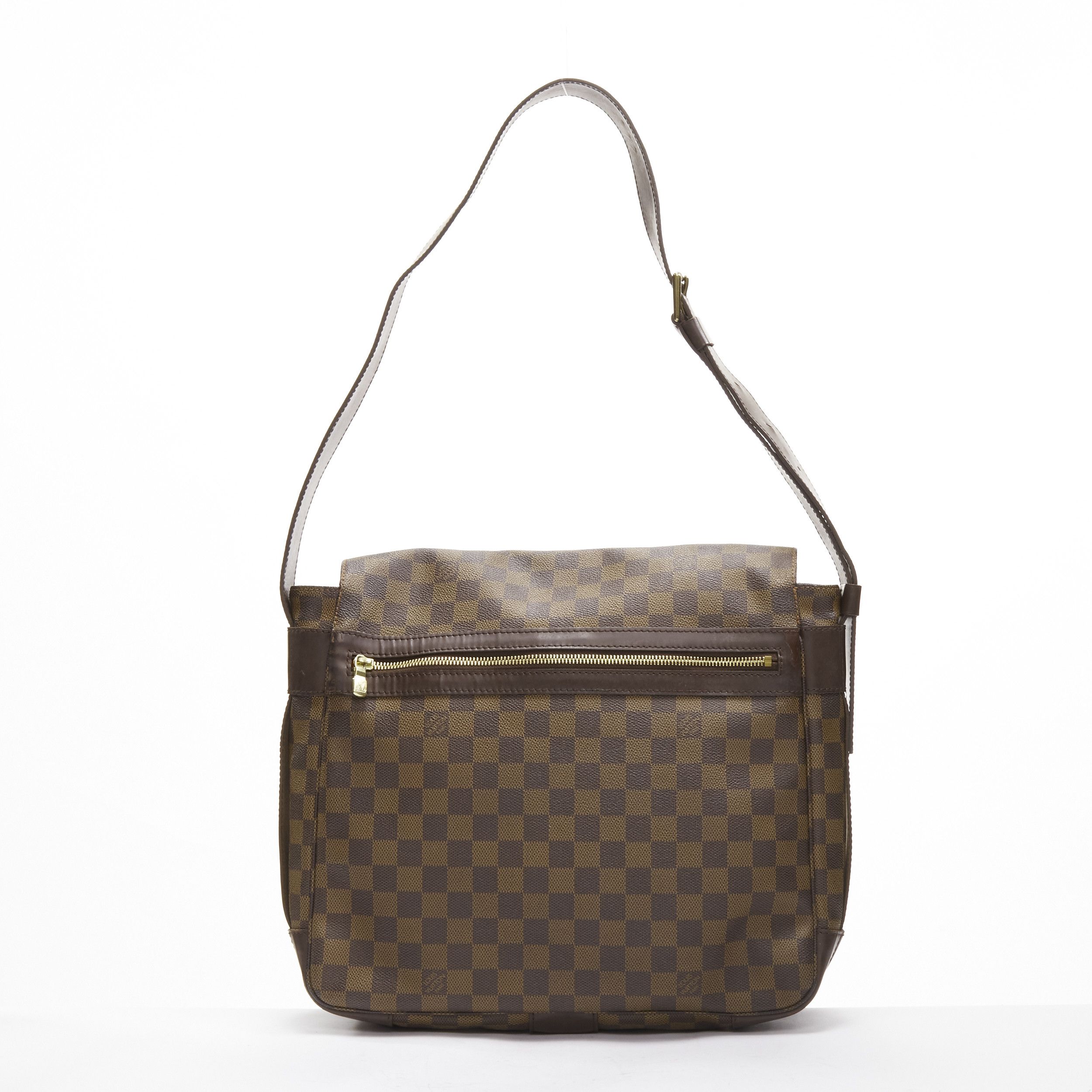 Louis Vuitton LOUIS VUITTON Bastille Ebene brown Damier LV logo canvas messenger crossbody bag Size ONE SIZE - 5 Thumbnail
