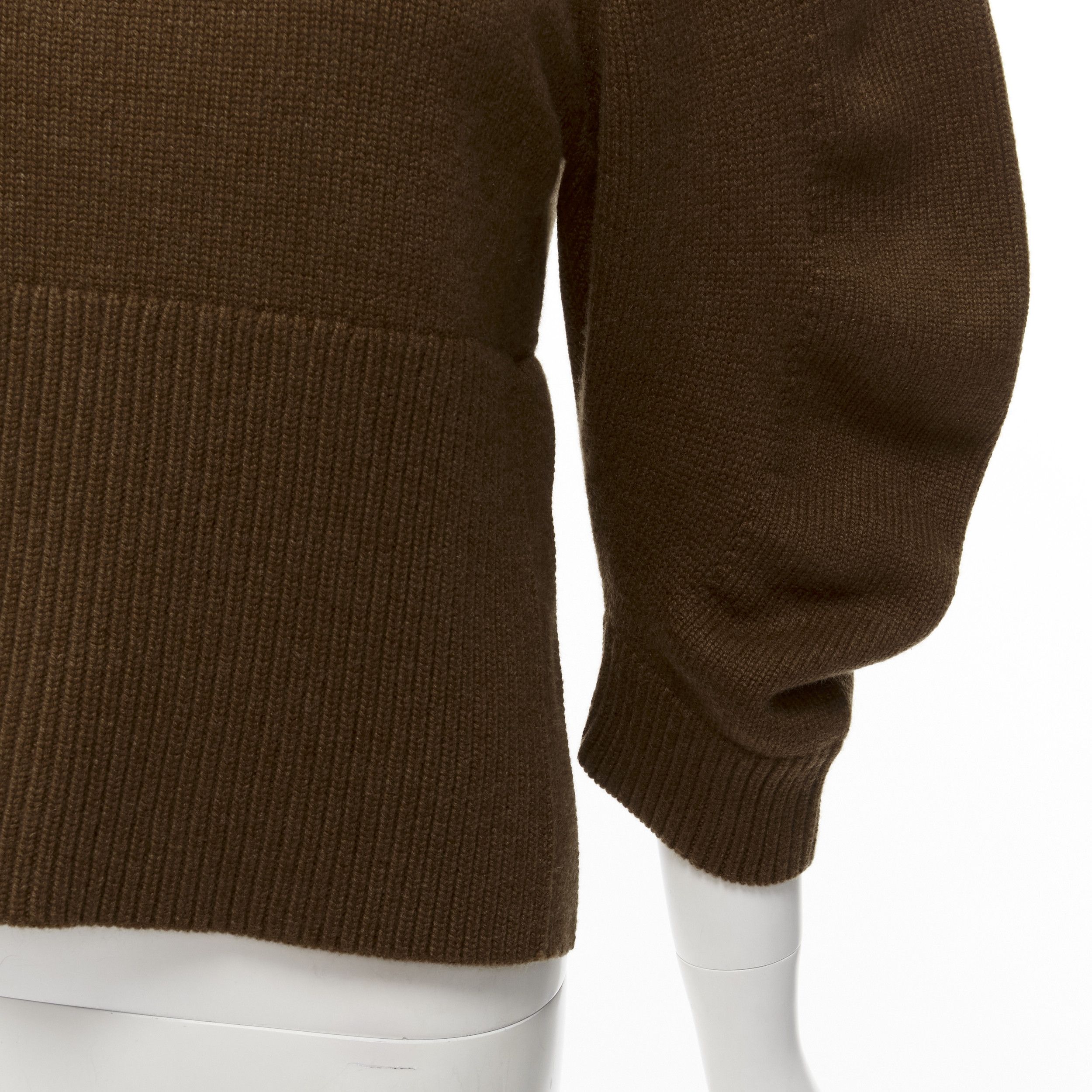 Chloe CHLOE 100% cashmere brow round puff sleeve cropped sweater S Size M / US 6-8 / IT 42-44 - 8 Thumbnail