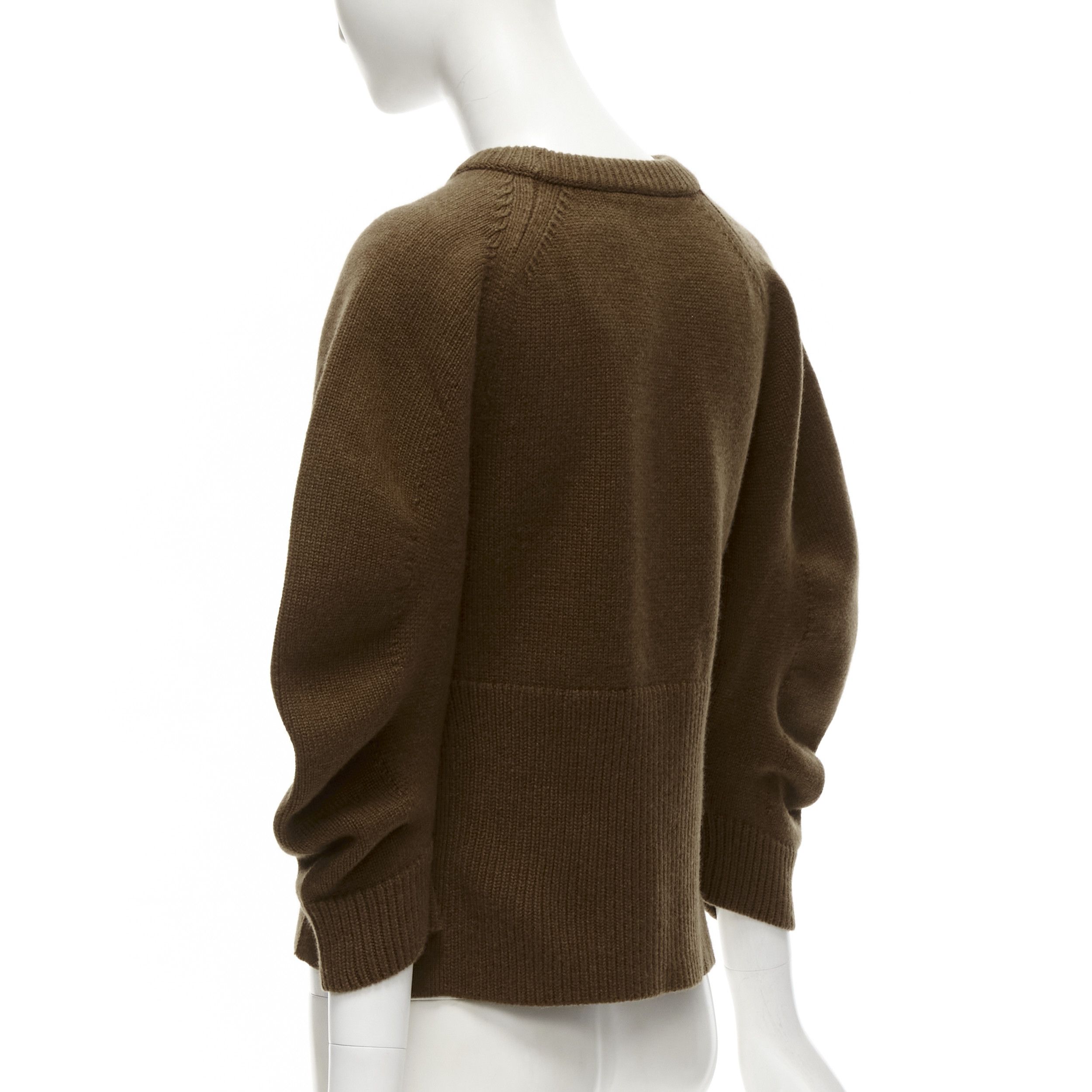 Chloe CHLOE 100% cashmere brow round puff sleeve cropped sweater S Size M / US 6-8 / IT 42-44 - 6 Thumbnail