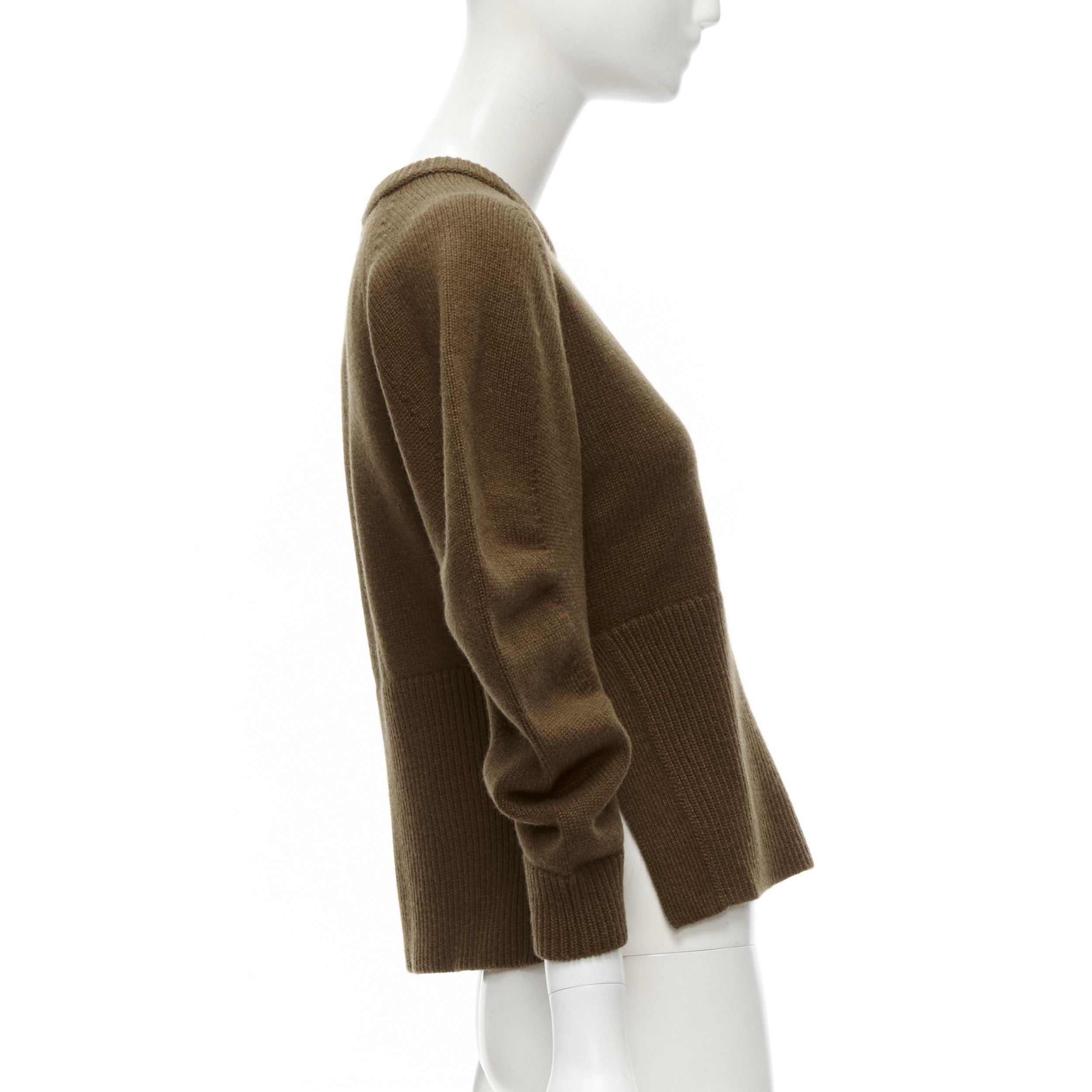 Chloe CHLOE 100% cashmere brow round puff sleeve cropped sweater S Size M / US 6-8 / IT 42-44 - 4 Thumbnail