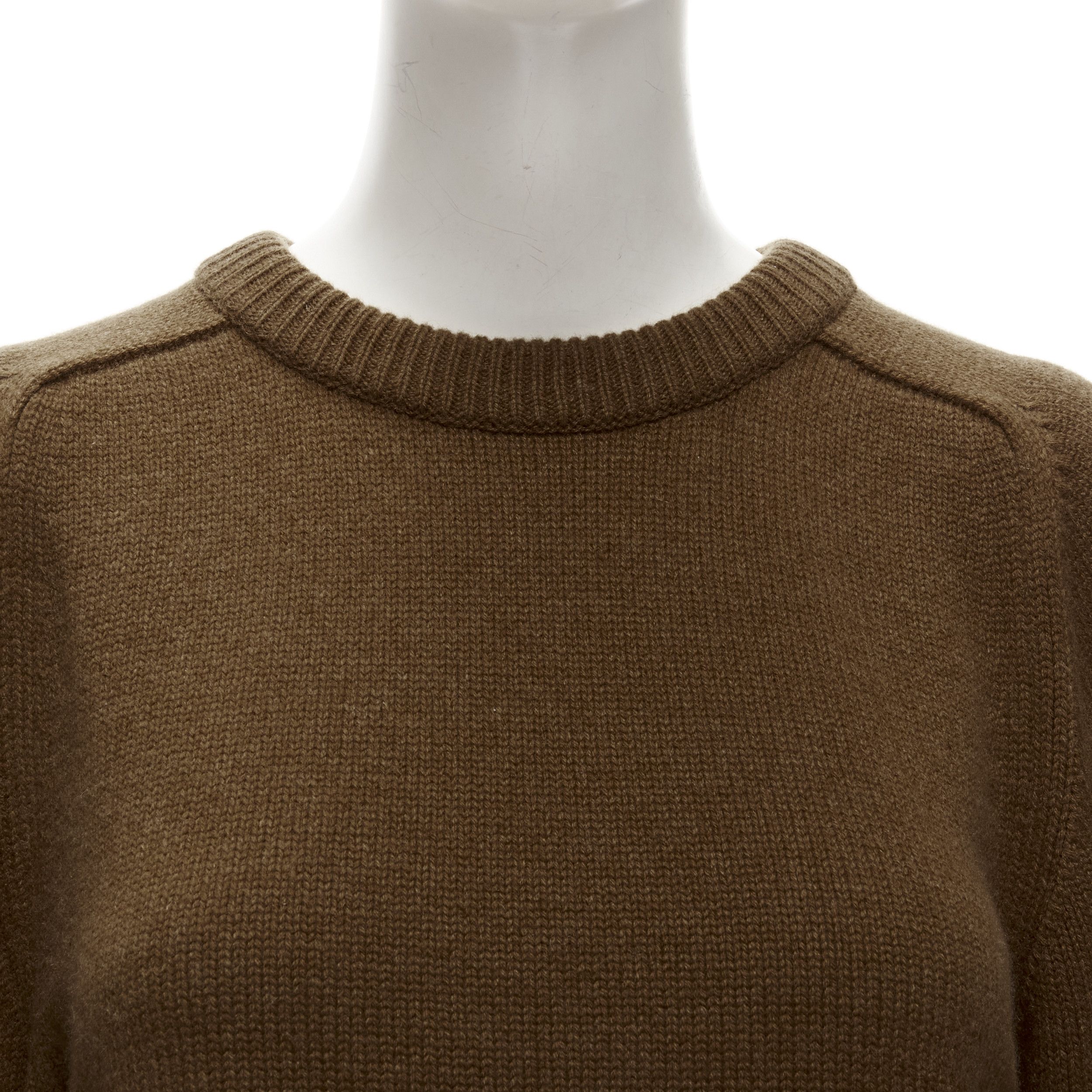 Chloe CHLOE 100% cashmere brow round puff sleeve cropped sweater S Size M / US 6-8 / IT 42-44 - 7 Thumbnail
