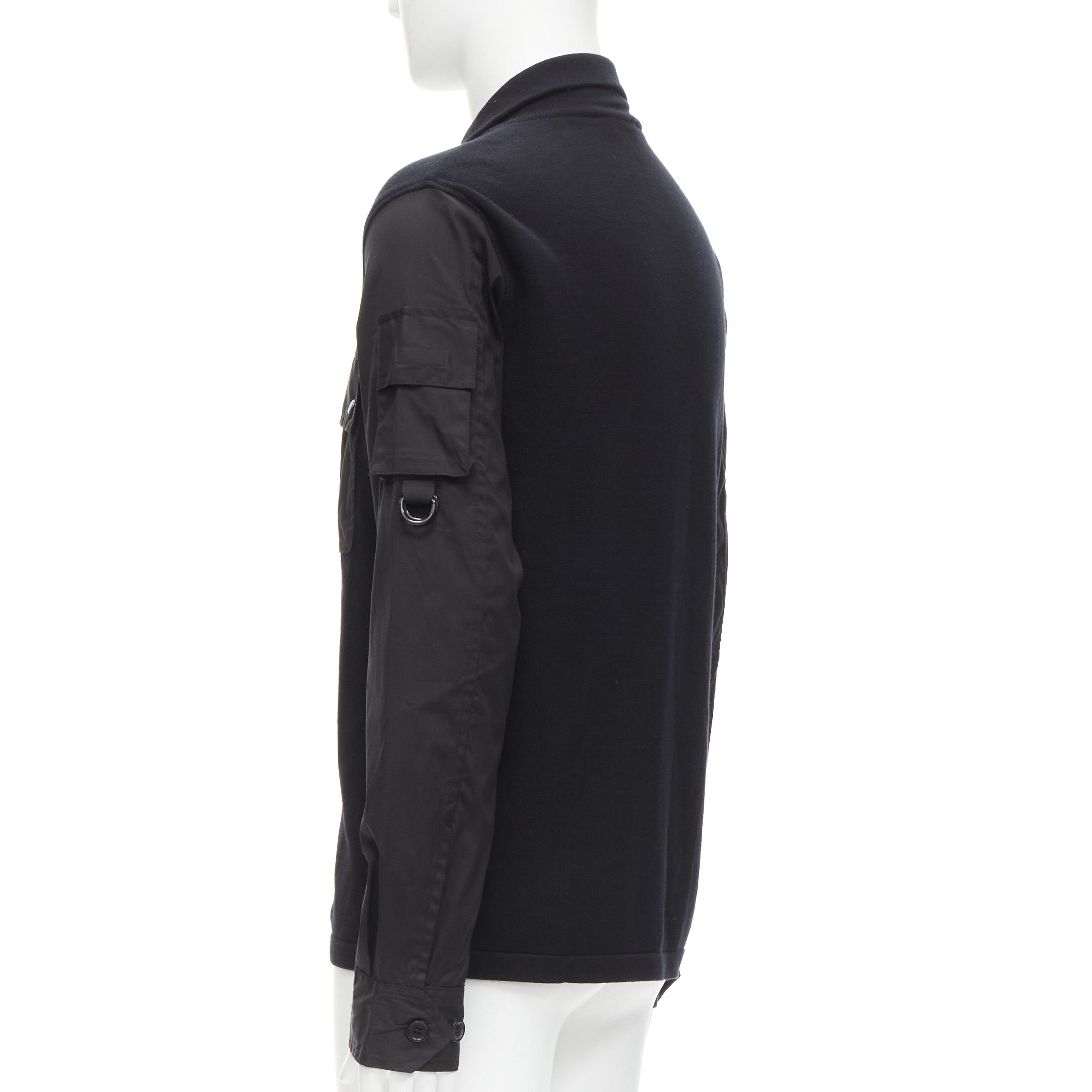 Prada PRADA LINEA ROSSA black cotton utility pocket zip up jacket IT50 L Size US L / EU 52-54 / 3 - 6 Thumbnail