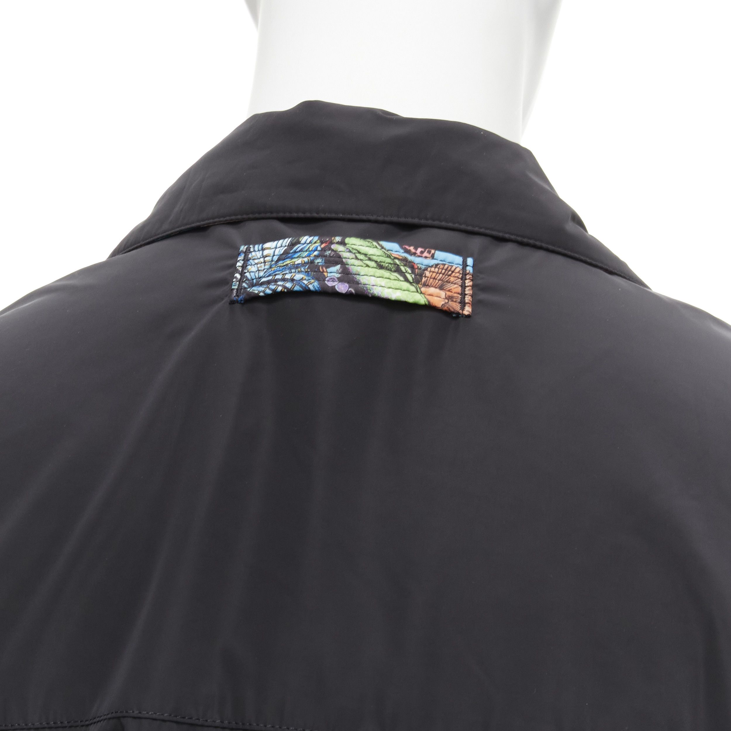 Versace VERSACE 2021 Tresor De La Mer black starfish track jacket IT50 L Size US L / EU 52-54 / 3 - 7 Thumbnail