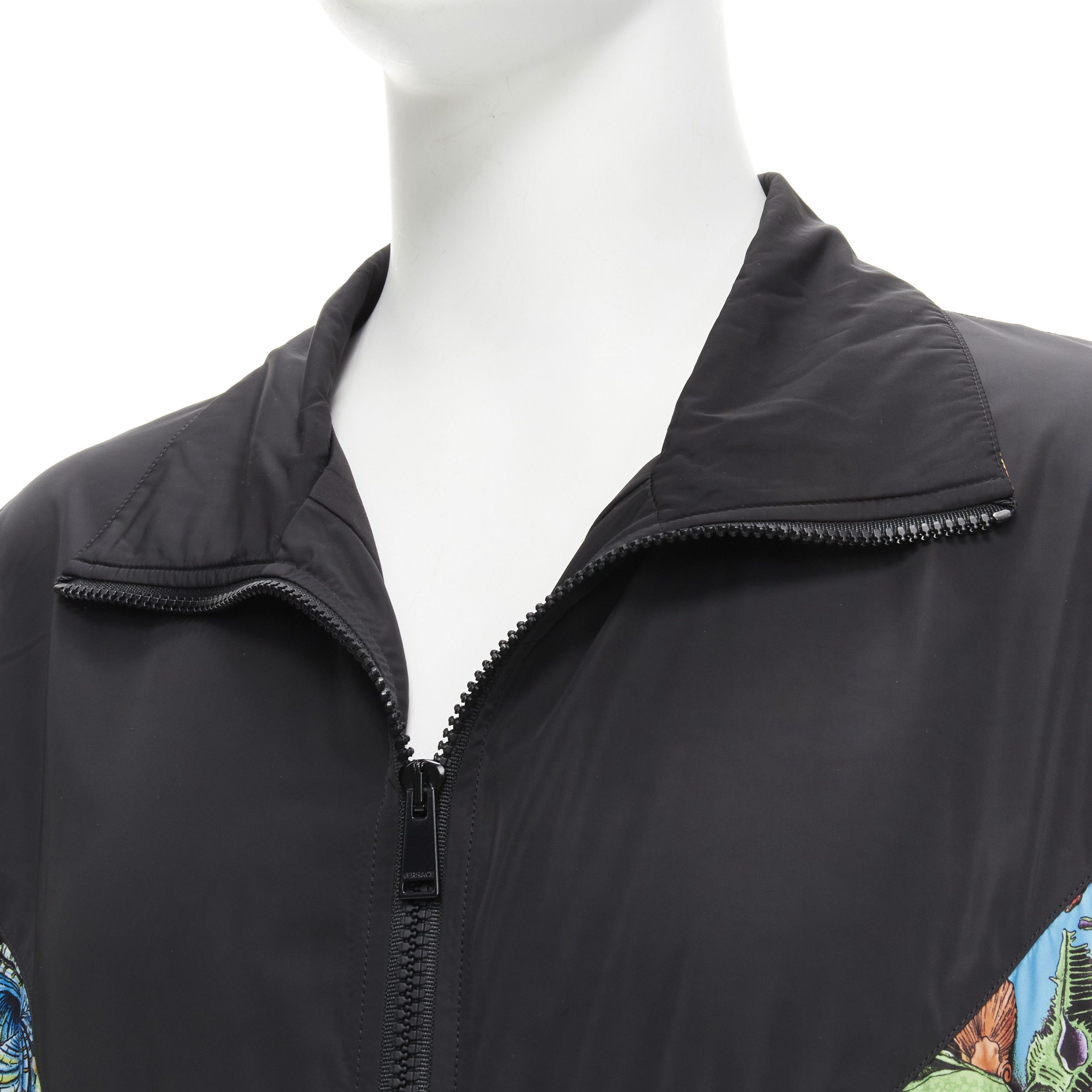 Versace VERSACE 2021 Tresor De La Mer black starfish track jacket IT50 L Size US L / EU 52-54 / 3 - 9 Thumbnail