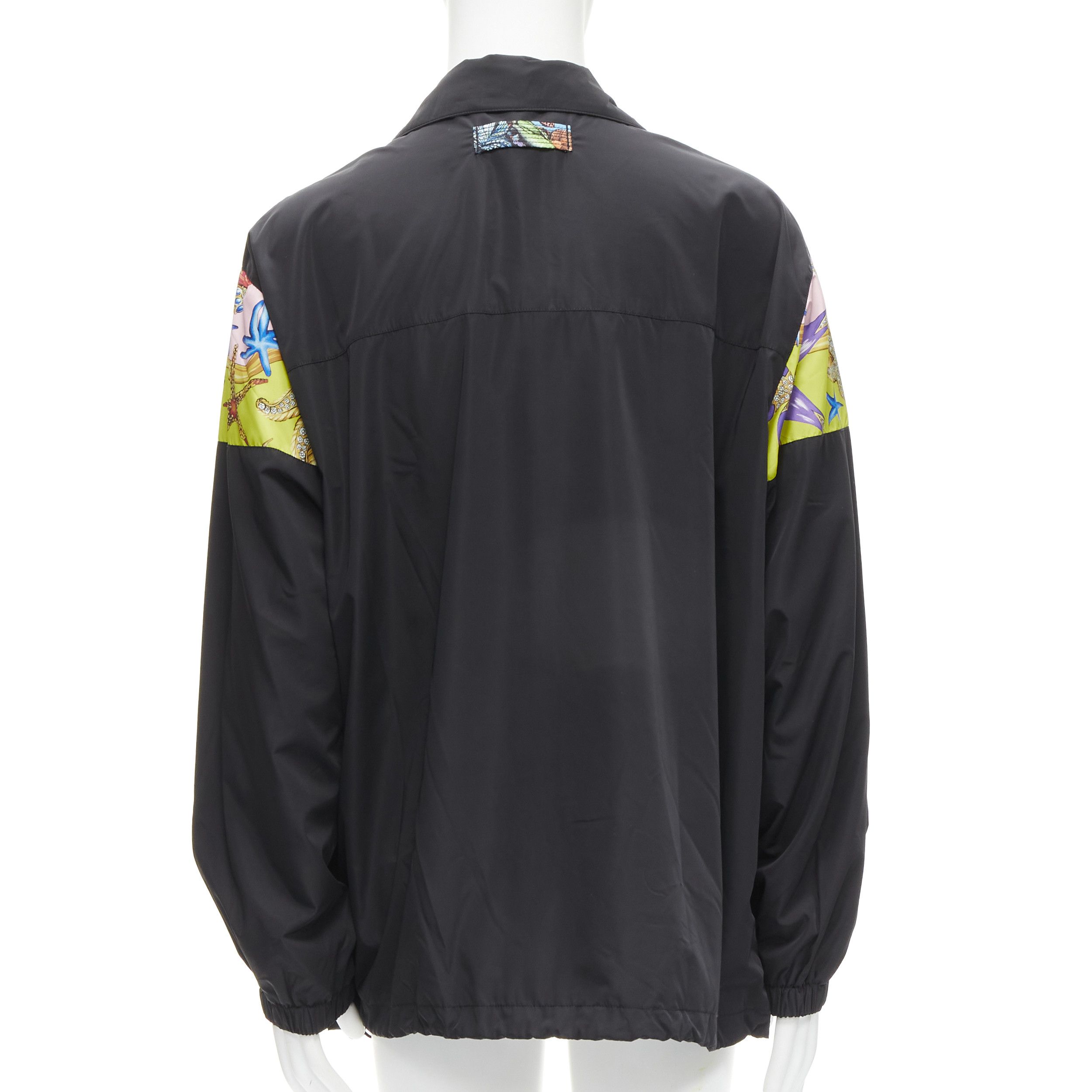 Versace VERSACE 2021 Tresor De La Mer black starfish track jacket IT50 L Size US L / EU 52-54 / 3 - 5 Thumbnail