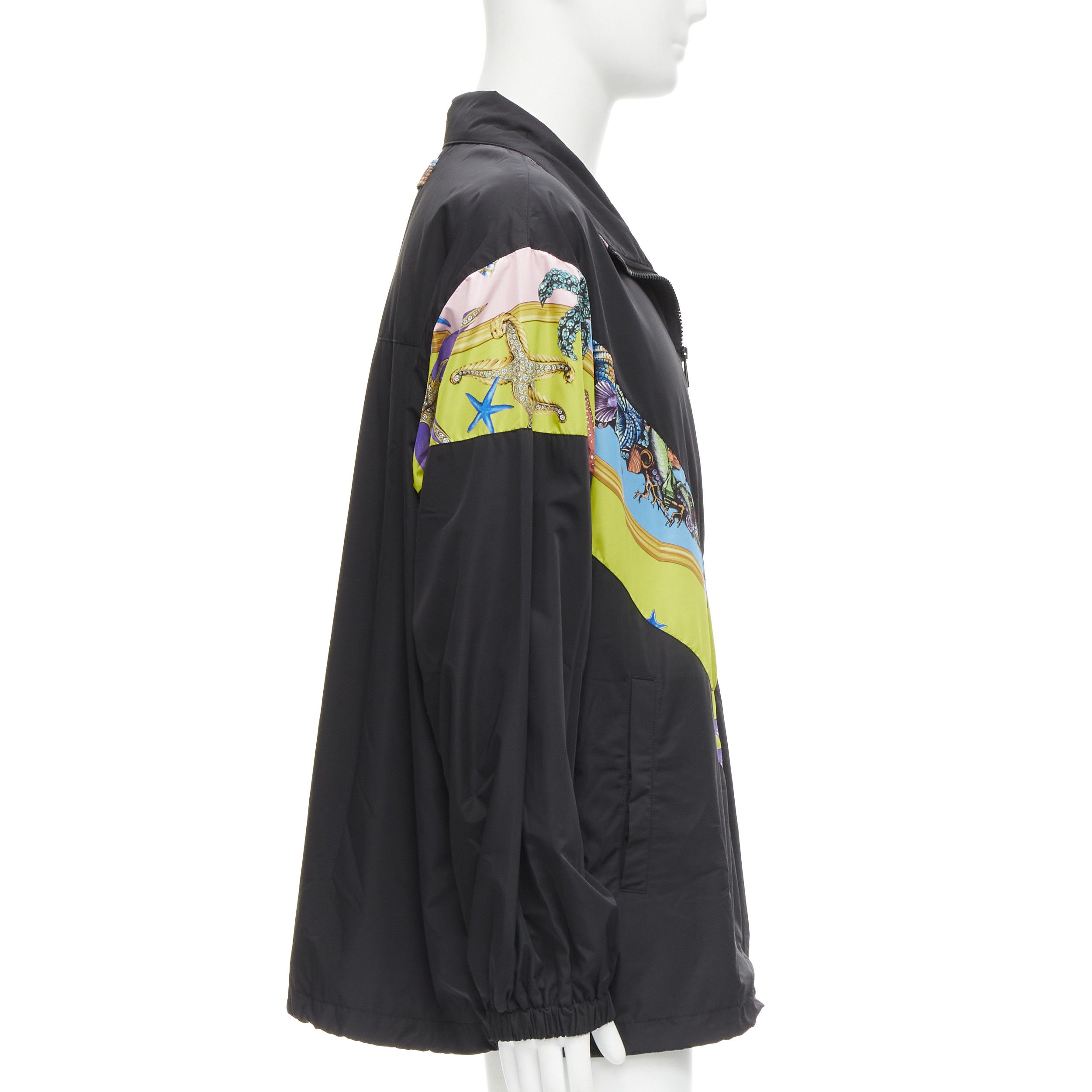 Versace VERSACE 2021 Tresor De La Mer black starfish track jacket IT50 L Size US L / EU 52-54 / 3 - 4 Thumbnail