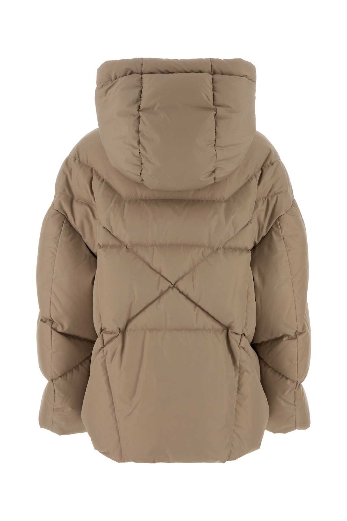 Khrisjoy Sand Polyester Blend Milano Down Jacket Size XS / US 0-2 / IT 36-38 - 2 Thumbnail