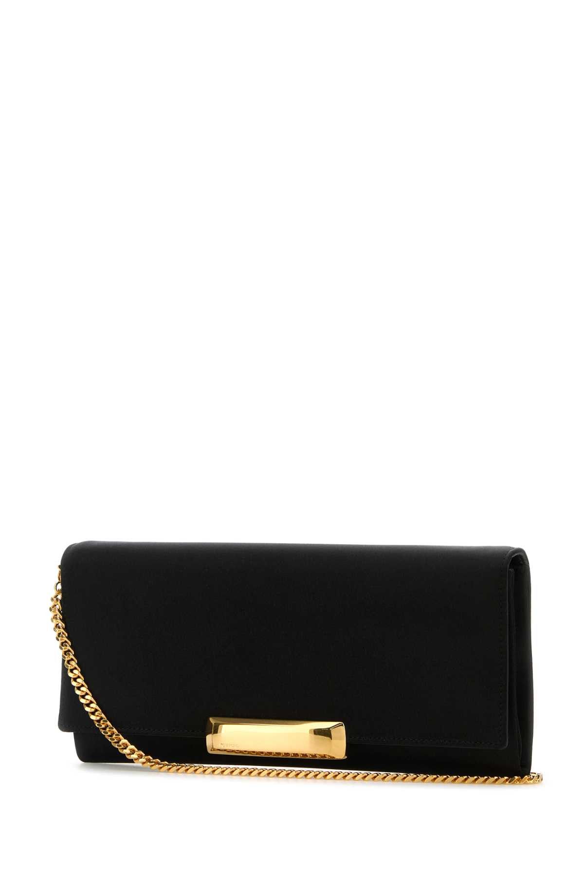 Tom Ford Black Satin Clutch Size ONE SIZE - 2 Thumbnail
