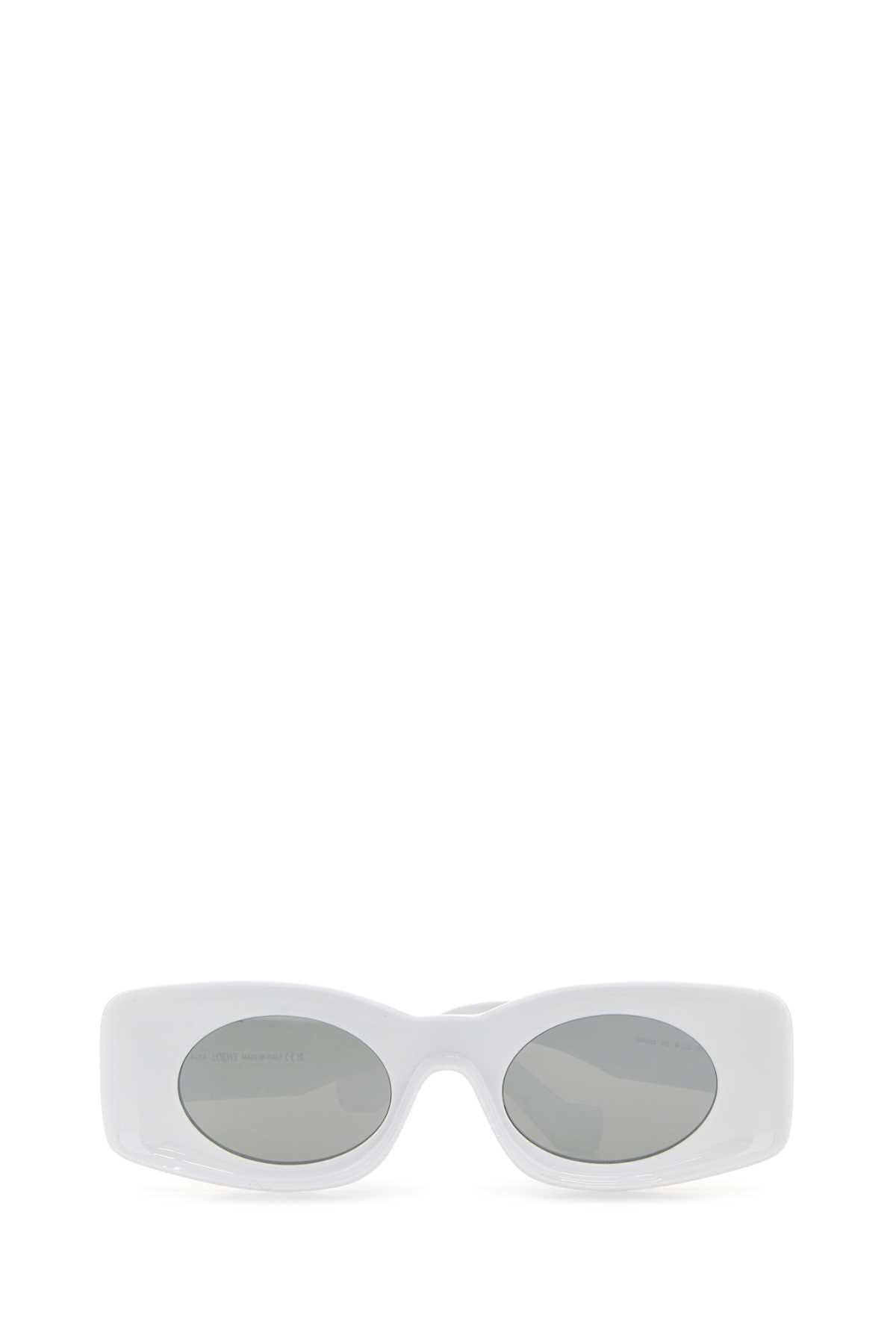 Loewe White Acetate Sunglasses Size ONE SIZE - 2 Thumbnail
