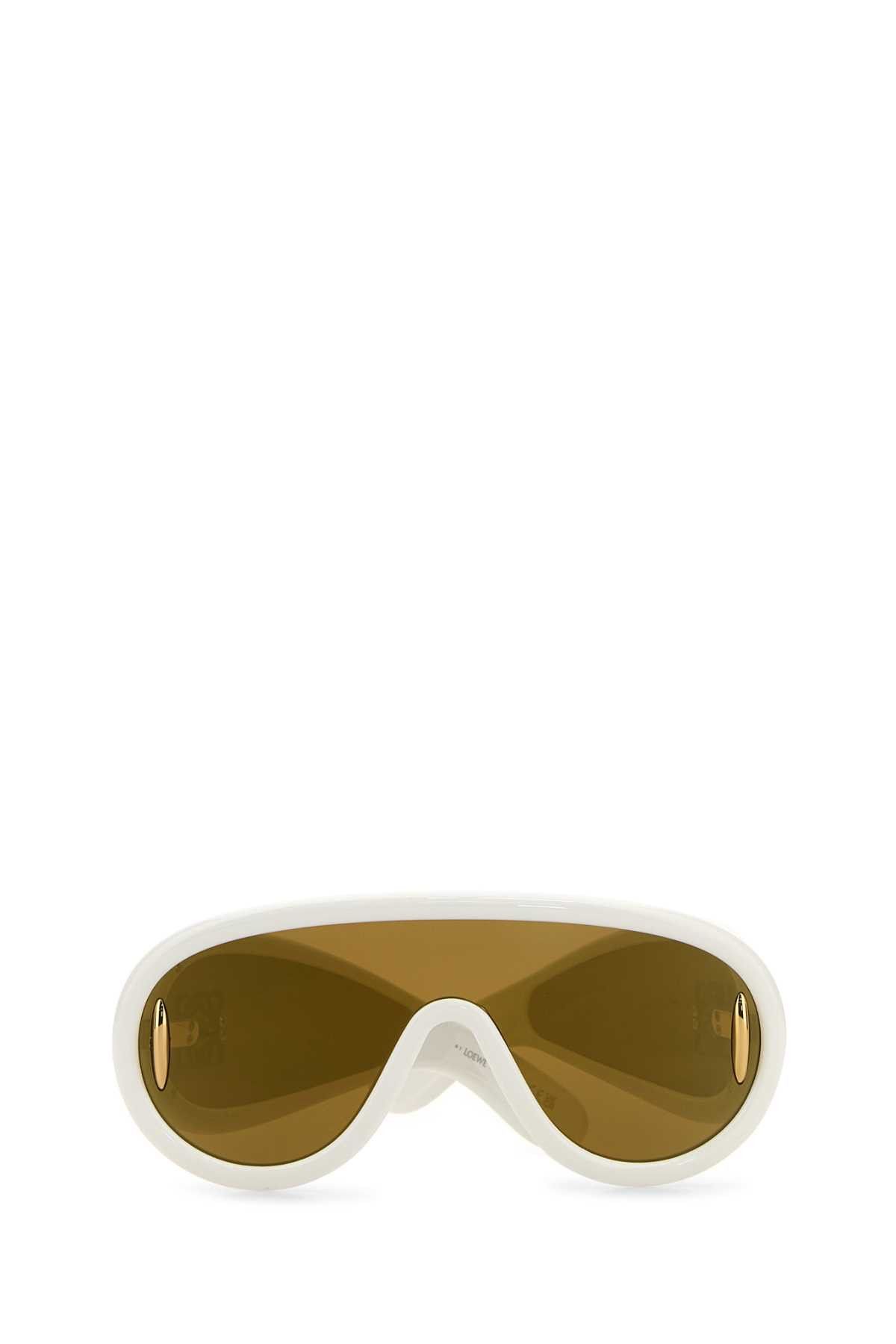 Loewe White Acetate Sunglasses Size ONE SIZE - 2 Thumbnail
