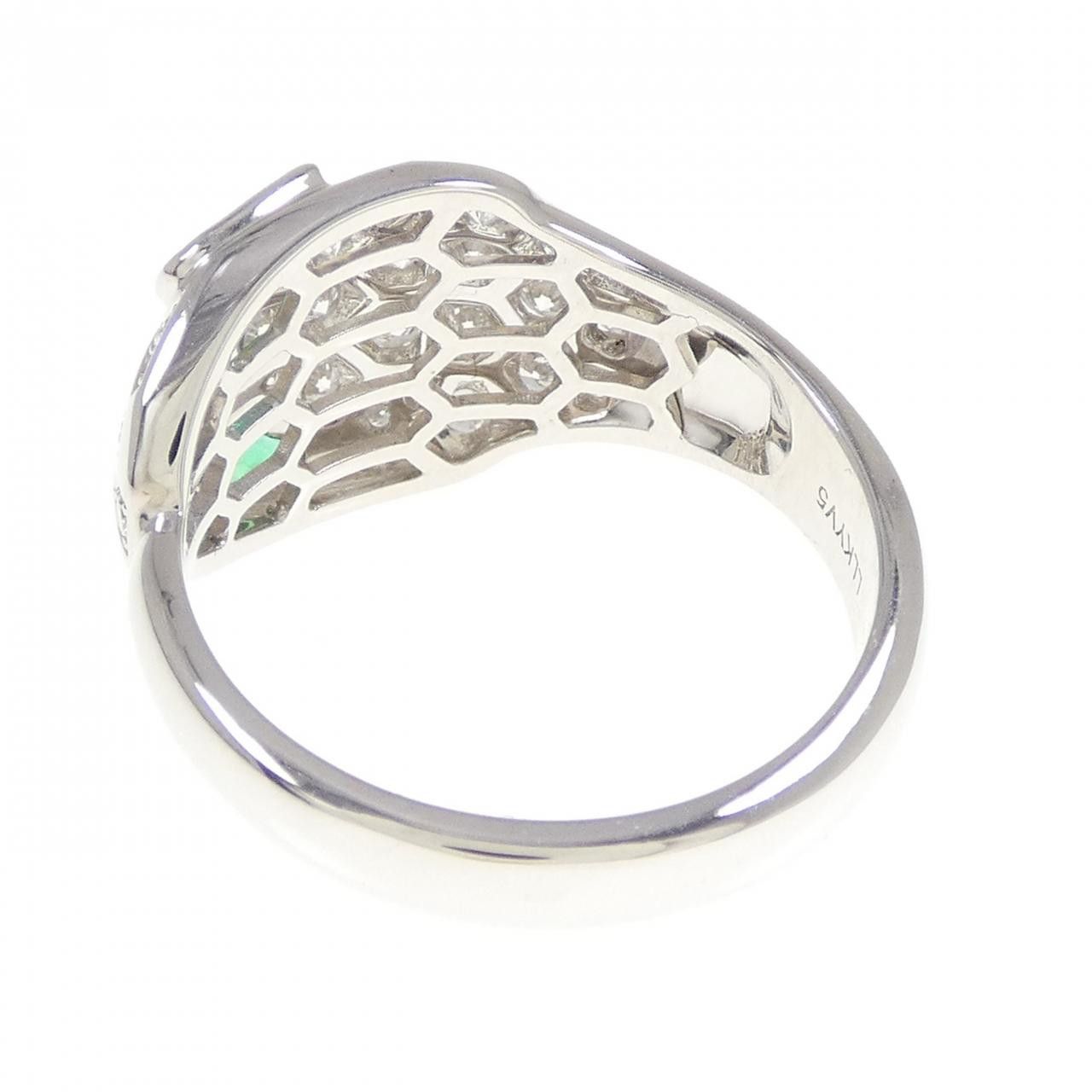 Bvlgari Bvlgari Bvlgari Serpenti 750 White Gold Ring Size 20 Metal Ring 354410 DUTY FREE for USA Size ONE SIZE - 3 Thumbnail