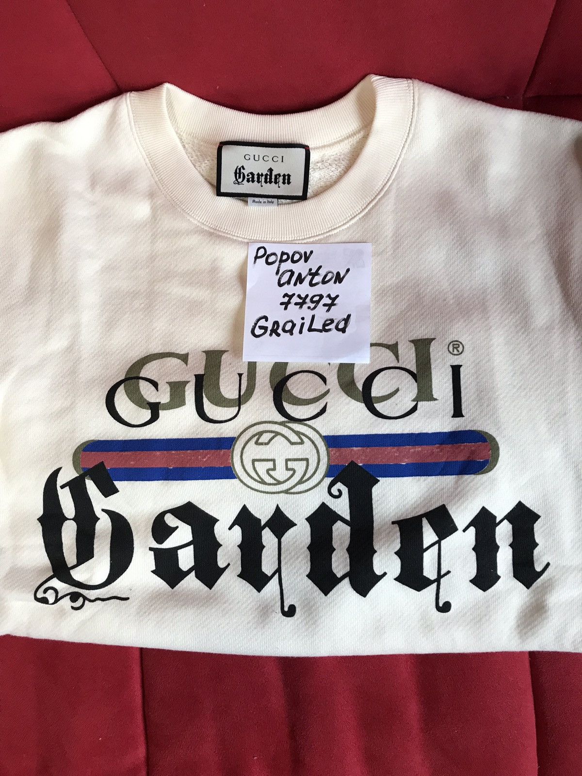 Gucci garden sweatshirt outlet